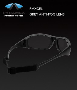 Pyramex Pmxcel Grey Anti-Fog Lens Safety Glasses